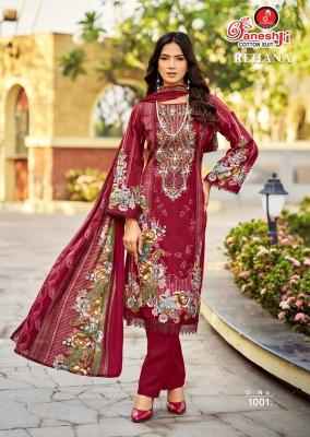 Ganeshji rehana vol-1 karachi dress materials wholesale dealers in kolkata